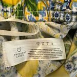 Primark  Lemon Cropped Boho 90’s Vibe Wide Leg Pants Sz 2 NWT Photo 4