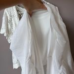 Kings Road NWT Women’s White Maxi Summer‎ Dress with Crochet Cardigan Size M Size M Photo 13