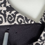 Anthropologie Deletta Black White Cutout Back Mini Dress A-Line Short Sleeve S Photo 8