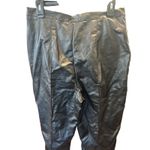 Princess Polly  Black Faux Leather Pants Trousers Women's US 10 UK‎ 14 EU 42 Photo 5