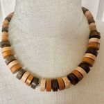 Brown and tan beaded necklace Photo 0