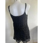 Romeo + Juliet Couture Black Lace Romper Size S Shorts Crochet Summer EUC! 0153 Photo 6