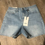NWT Oat NY denim shorts size 2/26 Blue Photo 0