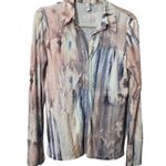 & Other Stories & Other Stories Watercolour Button Up Blouse Slight Puff Shoulder 10 Photo 6