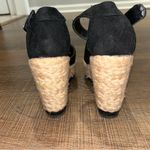 Wild Diva  Black/Tan Wedges 7.5 Photo 3