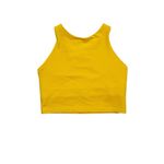 Athleta Conscious Crop Yellow High Neck Racerback Yoga Longline Bra Top size XS Photo 7