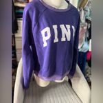 PINK - Victoria's Secret Pink by Victoria’s Secret Pullover purple Crewneck Photo 1