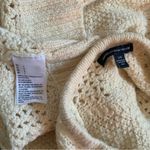 American Eagle  Outfitters Crème Crew Neck Knitted Pullover Sweater Size Large Photo 4