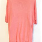 Cyrus š coral knit shark bite hem pullover top Photo 2