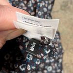 Paige  Floral V-neck 100% Silk Sheer Blouse Small Photo 10