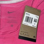 Nike  Womens Plus NWT Size 2X Pink One Luxe Twist Hem Dri-Fit Cropped Top Shirt Photo 3