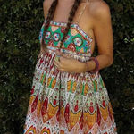 ZARA NWOT   WOMAN STRAPY EMBROIDERED SHORT DRESS. 6895/240 Photo 0