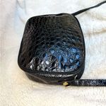 Salvatore Ferragamo Ferragamo Vala Black Croco Embossed Crossbody Bag Photo 5