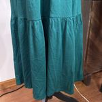 Boden Woven Mix Midi Jersey Dress in emerald night size 8 Photo 11