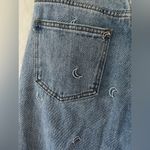 PacSun  Women Mom Jean Half Moon High Waist Jeans Size 25 Denim Blue Photo 4