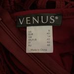 Venus  Crochet  Burgundy Lace fitted Sleeveless Top size 8 Photo 6