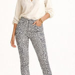 Current/Elliott Current Elliott The Stiletto Skinny Jeans Warped Species Animal Print Sz 24 NWT Photo 0