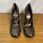 Charles David  Bronze Mary Jane Heels Rounded Toe Pumps Classic‎ Shoes 6 Photo 1