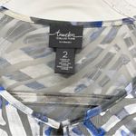 Chico's Travelers Collection Watercolor Jacket Size Large Sequin Photo 7