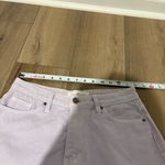 KanCan High Rise Raw Hem Denim Shorts Lilac Lavender Purple‎ size medium Purple Photo 6