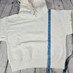 J.Crew Heritage fleece cropped hoodie in Ivory S NWT Photo 6