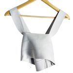 Herve by Herve Leger White Bandage Crisscross Sleeveless Crop Top Size Small Photo 5
