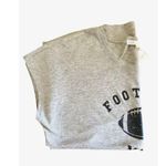 C&C California  Football Mom Crewneck Grey Heather Short Sleeves  Mom TShirt SZ M Photo 3