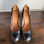 ALDO Black and Cream Heels Sleek Pointed Toe Photo 1