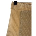 Pull & Bear  Gold Yellow Ribbed Textured Capri Cropped Pants Women Sz 4 Photo 4