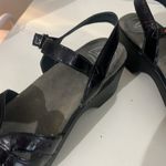 Dansko  Women’s Sissy Black Patent Leather Wedge Sandals Size 42 or 11 Photo 6