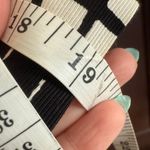 TERI JON | Black and White Grosgrain Graphic Pleated Party Skirt | Size 14 Photo 5