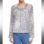 See By Chloe  floral boho long pleated sleeve blouse top summer designer $300 Photo 1