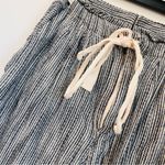Free People boho Light at Sunrise Crop Pants (Size: 2) blue cream Photo 2