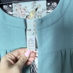 Tabitha Jacket Womens Seafoam Green Anthropologie Cape Wool Blend 3/4 Sleeve 8 Photo 5