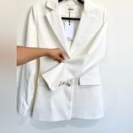 4TH + Reckless Elegant White Blazer for Women size XS Photo 3