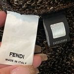 Fendi  Blk & Gold Metallic Dress sz38 2 Photo 6