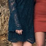 Free People Dark Teal Lace Dress Photo 0