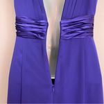 Ever Pretty Dress Prom Bridesmaid ALTERED V-Neck High Slit Chiffon Satin Maxi Photo 5