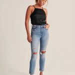 Abercrombie & Fitch Black Satin Camisole with Bow Back Photo 2