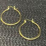 Big Gold Hoop Earrings Photo 1