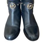 Michael Kors Black Leather Knee High Rising Boots size 8 Photo 3