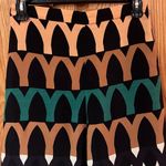 ZARA  High Waist Wide Leg Geometric Tribal Safari Print Palazzo Pants Size XS‎ Photo 12