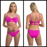 Trina Turk ππ Pink Shirred Side Bikini Bottoms Photo 5