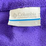 Columbia Glacial Fleece Pullover Shirt Womens L Purple Half Zip Active Outdoor Photo 3