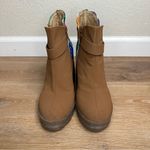 Hikal Bolom Embroidered High Heels Boots Brown Size 7 Photo 7