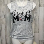 Baseball mom gray top Gray Size L Photo 0