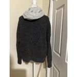OFFLINE by Aerie Charcoal Speckled Knit Hooded Sweater M M Gray Size undefined Photo 3