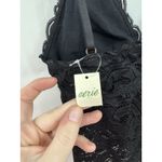 Aerie  Lace Crop Cami Top Women S Black Witchy Whimsigoth Preppy Vampire Goth Y2K Photo 3