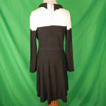 NWT New York & Company Womens Black White Sweater Dress‎ Large Photo 1
