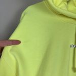 Teddy Fresh  Hoodie Womens XL Highlighter Neon Yellow Cropped‎ 100% Cotton Beaded Photo 7